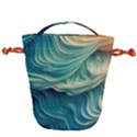 Art Pattern Artis Hands Illustration Drawstring Bucket Bag View1
