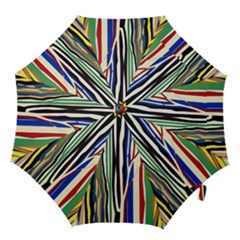 Abstract Trees Colorful Artwork Woods Hook Handle Umbrellas (large) by Pakemis
