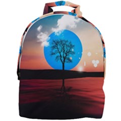Surreal Fantasy Abstract Art Creativity Horizon Mini Full Print Backpack by Pakemis