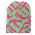 Pattern Ornament Gothic Style Elegant Font Tattoos Drawstring Pouch (3XL) View2