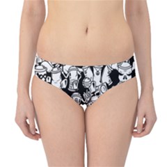 Graffiti Spray Can Characters Seamless Pattern Hipster Bikini Bottoms by Pakemis