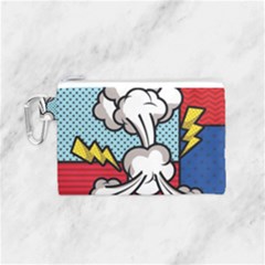 Rays Smoke Pop Art Style Vector Illustration Canvas Cosmetic Bag (small) by Pakemis
