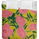 Pink Flower Seamless Pattern Duvet Cover Double Side (King Size) View1