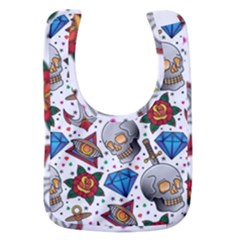 Full Color Flash Tattoo Patterns Baby Bib by Pakemis