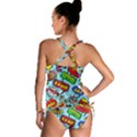 Comic Bubbles Seamless Pattern Tankini Set View2