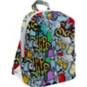 Graffiti Characters Seamless Patterns Zip Up Backpack View2