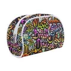 Graffiti Word Seamless Pattern Make Up Case (small) by Pakemis