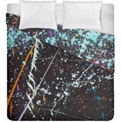Abstract Colorful Texture Duvet Cover Double Side (king Size) by Pakemis