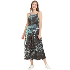 Abstract Colorful Texture Boho Sleeveless Summer Dress by Pakemis