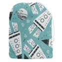 Cute Seamless Pattern With Rocket Planets Stars Drawstring Pouch (3XL) View1