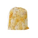Cheese-slices-seamless-pattern-cartoon-style Drawstring Pouch (Large) View2