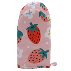 Strawberry-seamless-pattern Microwave Oven Glove by Pakemis