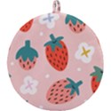 Strawberry-seamless-pattern Round Trivet View2