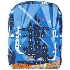 Halloween Ghosts Haunted House Full Print Backpack by artworkshop