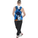 Halloween Ghosts Haunted House Men s Sleeveless Hoodie View2