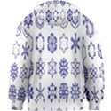 Various Types Of Snowflakes Kids  Zipper Hoodie Without Drawstring View2
