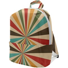 Vintage Abstract Background Zip Up Backpack by artworkshop