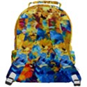 Abstract art Rounded Multi Pocket Backpack View3