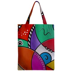 Modern Art Zipper Classic Tote Bag by gasi