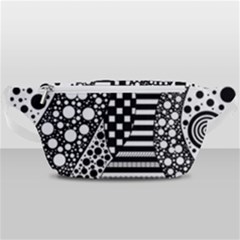 Black And White Design Waist Bag  by gasi