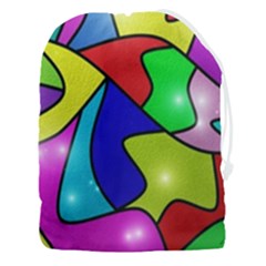 Modern Art Drawstring Pouch (3xl) by gasi