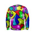 Colorful abstract art Kids  Sweatshirt View1