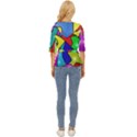 Colorful abstract art Lightweight Drawstring Hooded Top View4
