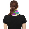 Colorful abstract art Face Covering Bandana (Triangle) View2