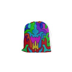 Colorful Design Drawstring Pouch (xs) by gasi