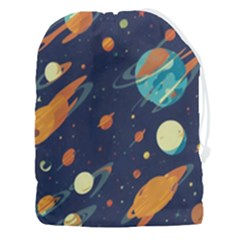 Space Galaxy Planet Universe Stars Night Fantasy Drawstring Pouch (3xl) by Uceng