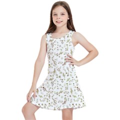 Background Ornamental Pattern Graphic Seamless Kids  Lightweight Sleeveless Dress by Uceng