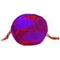 Background Pattern Purple Texture Design Wallpaper Drawstring Bucket Bag View3