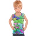 Colorful stylish design Kids  Sport Tank Top View1
