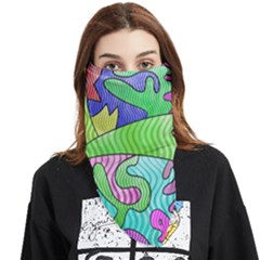 Colorful Stylish Design Face Covering Bandana (triangle) by gasi