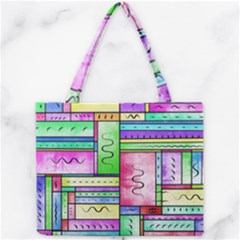 Colorful Pattern Mini Tote Bag by gasi