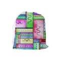 Colorful pattern Drawstring Pouch (Large) View2