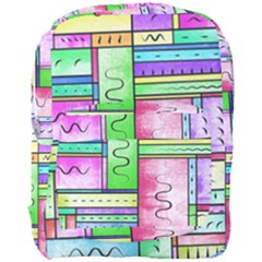 Colorful Stylish Design Full Print Backpack by gasi
