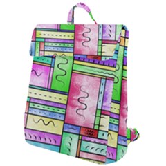 Colorful Stylish Design Flap Top Backpack by gasi