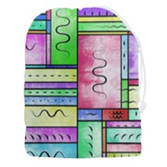 Colorful Stylish Design Drawstring Pouch (3xl) by gasi
