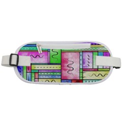 Colorful Stylish Design Rounded Waist Pouch by gasi