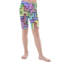 Colorful stylish design Kids  Mid Length Swim Shorts View1