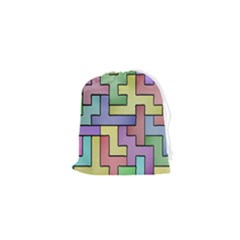 Colorful Stylish Design Drawstring Pouch (xs) by gasi