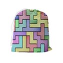 Colorful stylish design Drawstring Pouch (XL) View2