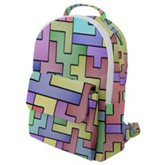 Colorful Stylish Design Flap Pocket Backpack (small) by gasi