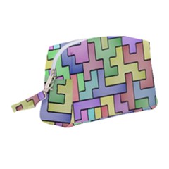 Colorful Stylish Design Wristlet Pouch Bag (medium) by gasi