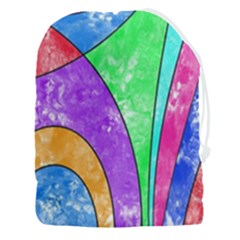 Colorful Stylish Design Drawstring Pouch (3xl) by gasi