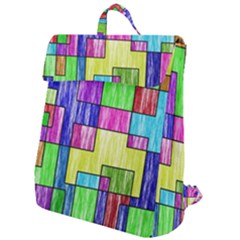 Colorful Stylish Design Flap Top Backpack by gasi