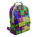Colorful stylish design Flap Pocket Backpack (Small) View2