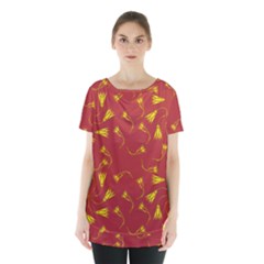 Background Pattern Texture Design Skirt Hem Sports Top by Ravend