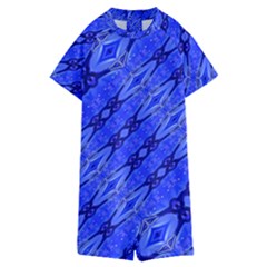 Abstract Tech Modern Pattern Kids  Boyleg Half Suit Swimwear by dflcprintsclothing